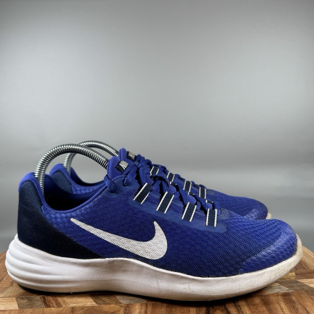 Nike Lunarconverge Blue Sneakers Shoes Womens 8.5 (7Y) Blue Lace Up Athletic